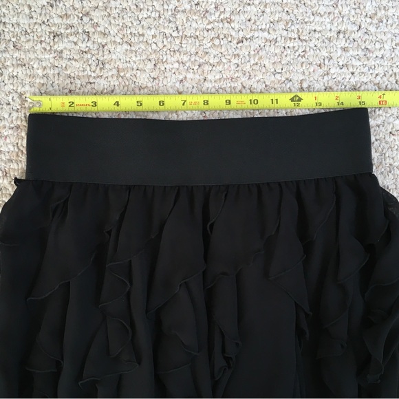 Express Sheer Ruffle Skirt - Picture 5 of 7